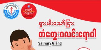 တံတွေးဂလင်းအကျိတ်ရောဂါ Salivary Gland Tumour (October, 2022)