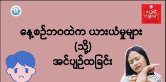 နေ့စဉ်ဘဝထဲက ယားယံမှုများ (သို့မတုတ်) အင်ပျဉ်ထခြင်း (Video)