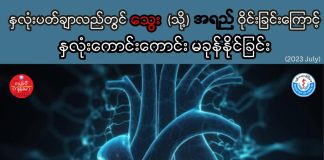 နှလုံးအမြှေးပါးအတွင်း သွေး/အရည်ဖုံးခြင်း Cardiac Tamponade