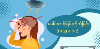 ခေါင်းတစ်ခြမ်းကိုက်ခြင်း Migraine ( May,2022 )