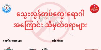 သွေးလွန်တုပ်ကွေး Dengue Hemorrhagic Fever ( May, 2022 )