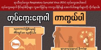 တုပ်ကွေးရောဂါ ကာကွယ်ပါ How To Prevent Flu in Ethnic Languages