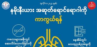 အဆုတ်ရောင်နမိုးနီးယားရောဂါ How To Prevent Pneumonia in Ethnic Languages