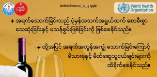 အရက်သောက်ခြင်းကြောင့် ဖြစ်လာနိုင်တဲ့ ဆိုးကျိုးတွေ Alcohol and Health in Ethnic Languages (September,2023)