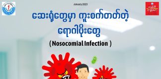 ဆေးရုံတွေမှာ ကူးစက်တတ်တဲ့ ရောဂါပိုးတွေအကြောင်း Nosocomial Infections