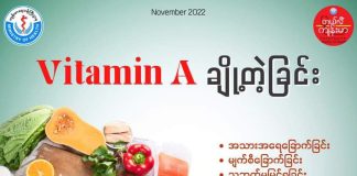 ဗီတာမင်အေ ချို့တဲ့ခြင်း Vitamin A Deficiency (November, 2022)