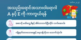 အသည်းရောင်အသားဝါရောဂါ A နှင့် E ကို ကာကွယ်ရန် (မတ်လ၊ ၂၀၂၅ ခုနှစ်)