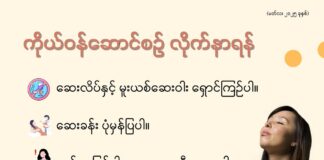 ကိုယ်ဝန်ဆောင်စဉ် လိုက်နာရန် (မတ်လ၊ ၂၀၂၅)