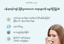 ပန်းနာရင်ကျပ် ဖြစ်ပွားစေသော အရာများကို ရှောင်ကြဉ်ပါ (အောက်တိုဘာ၊ ၂၀၂၅)