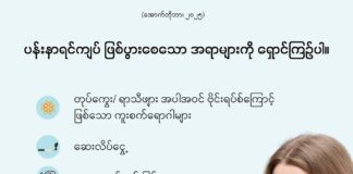ပန်းနာရင်ကျပ် ဖြစ်ပွားစေသော အရာများကို ရှောင်ကြဉ်ပါ (အောက်တိုဘာ၊ ၂၀၂၅)