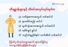 တိရစ္ဆာန်များနှင့် ထိစပ်အလုပ်လုပ်ရပါက … (နိုဝင်ဘာလ၊ ၂၀၂၅)