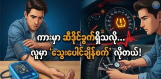 သွေးတိုးရောဂါကို အိမ်မှာတင် ဘယ်လိုစနစ်တကျ စောင့်ကြည့်မလဲ